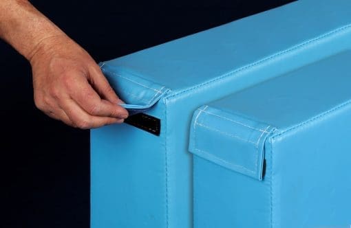 Divider Wall Side Velcro Example