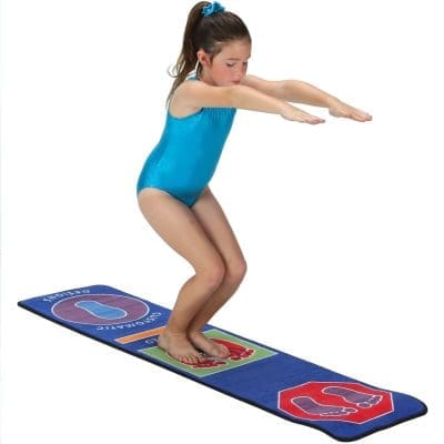 Intermediate One Foot Jump to Two Feet Mat