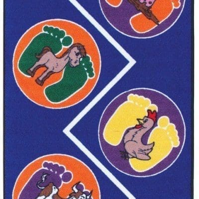 Zig Zag Jump Carpet Mat, 27” x 71”