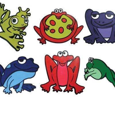 Poly Frogs, Set of 6