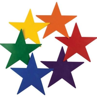 Rainbow Stars, Set of 6