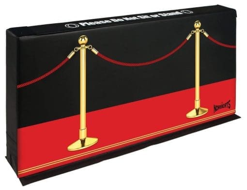 Wall Section with Velvet Rope Graphic