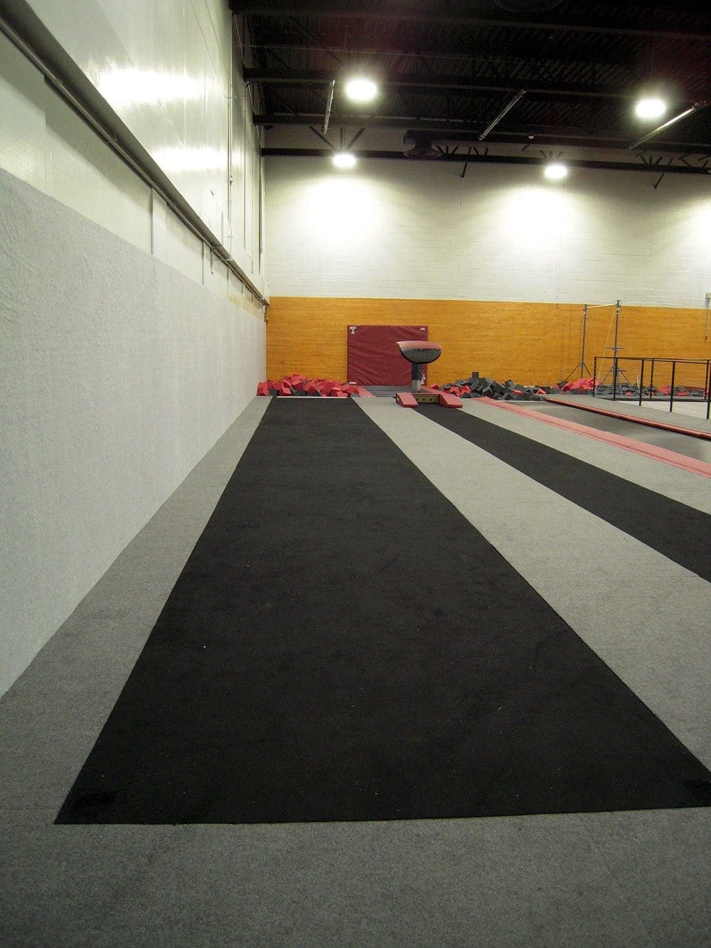 Temple University Gymnastics Gym Tumbling Strip