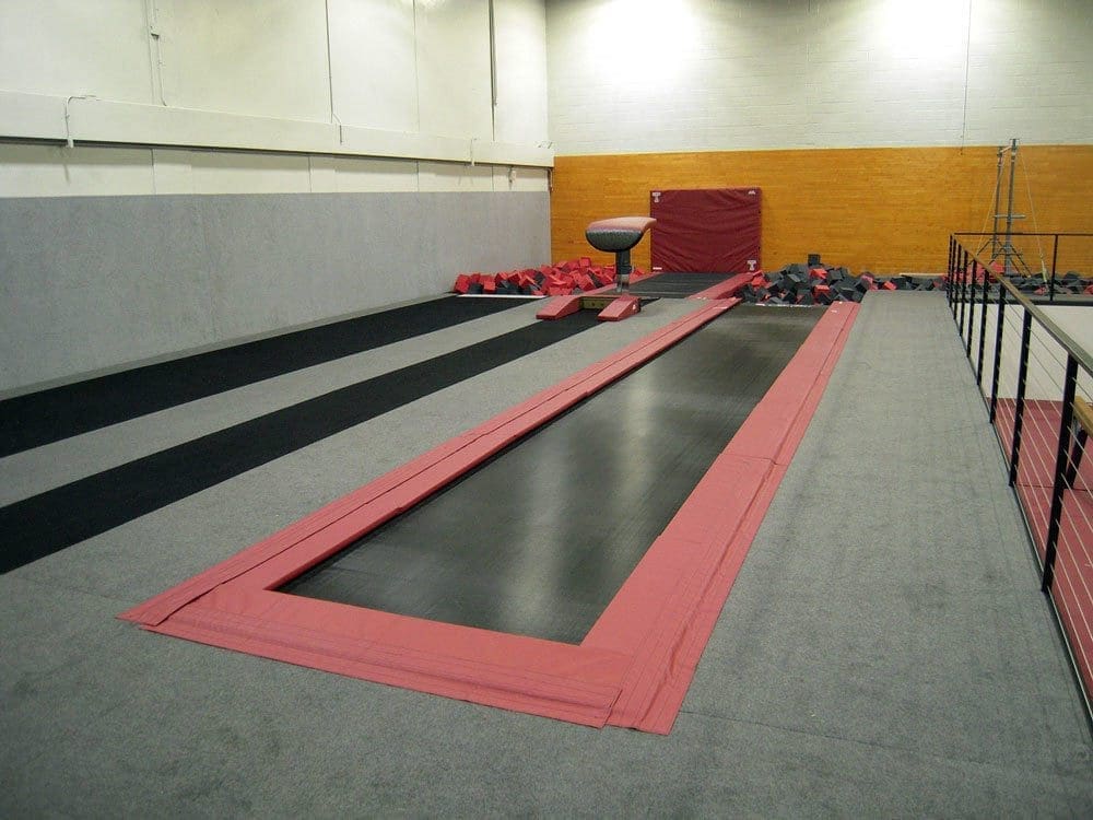 Temple University Gymnastics Tumbl Trak