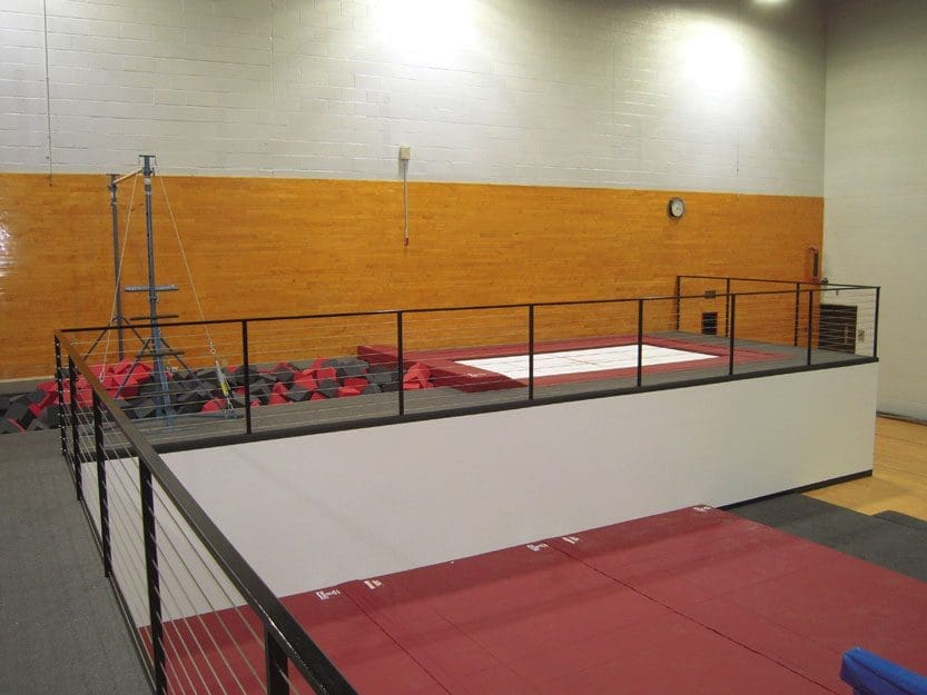 Temple University Gymnastics Rail Bar