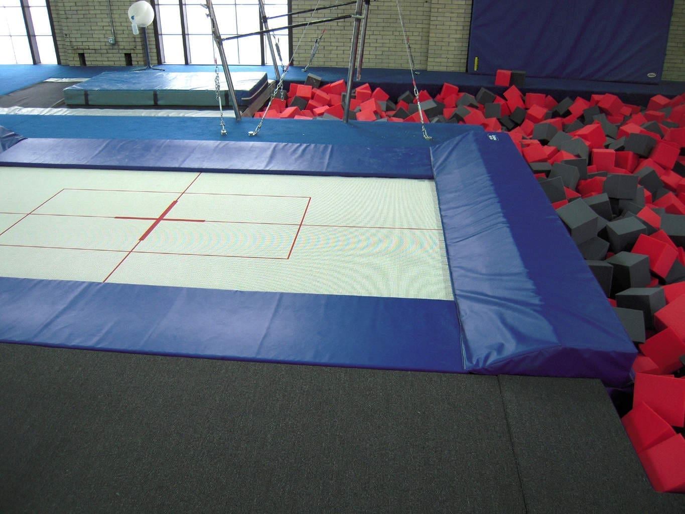 Gymnastics Gym University of Pennsylvania Inground Trampoline