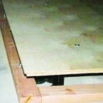 Spring floor for gymnastics