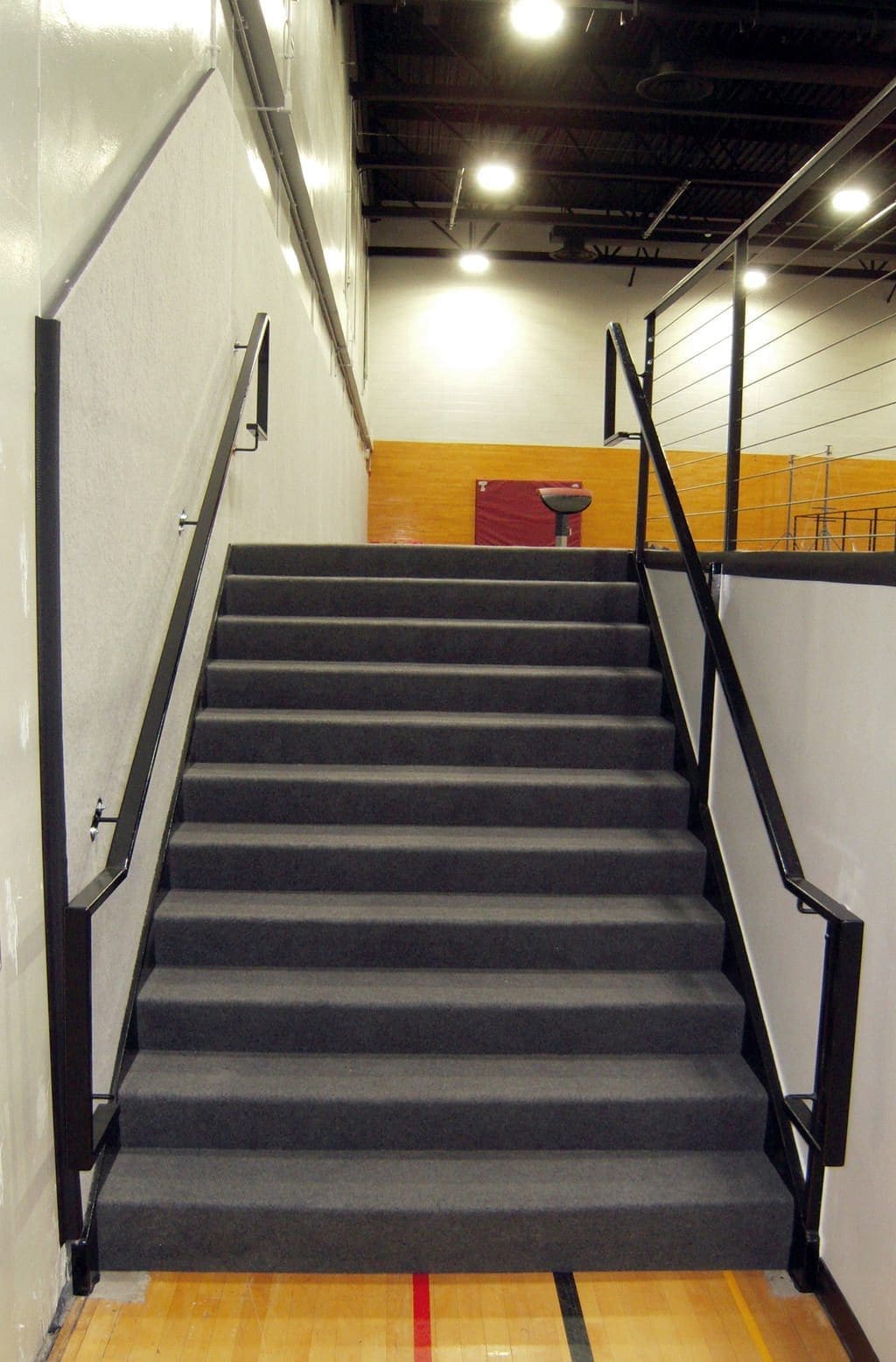 Temple University Gymnastics Gym Staircase