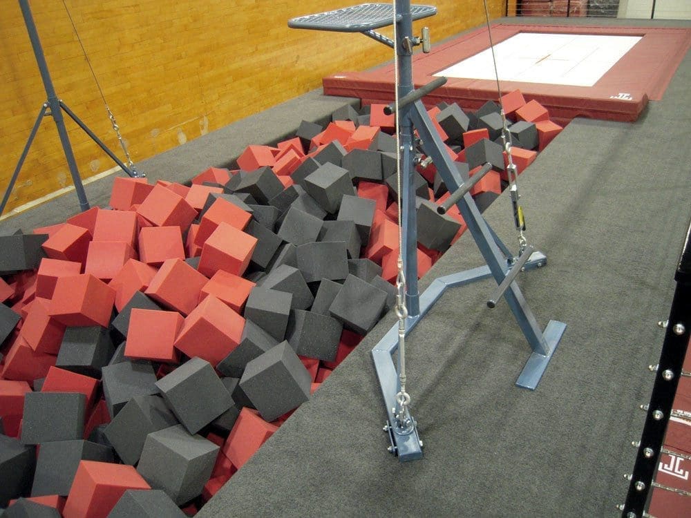 Temple Gymnastics Foam Area