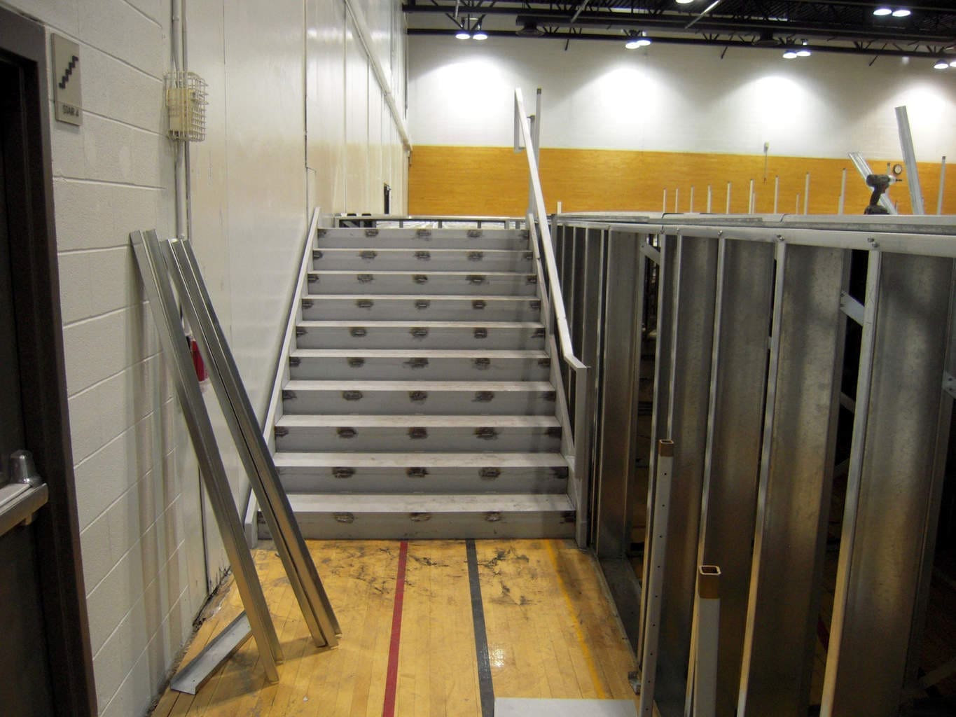 Temple University Gymnastics Steel Track