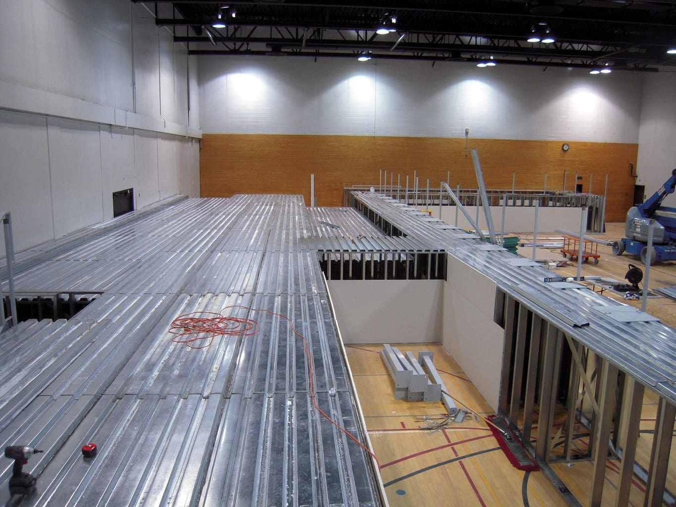 Temple University Gymnastics Before Tumbl Trak