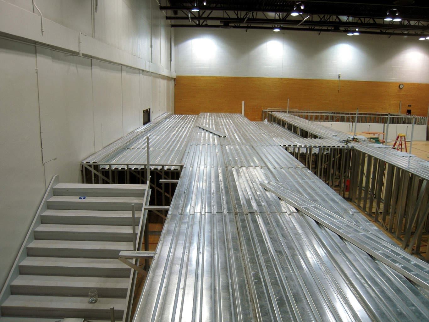 Temple University Gymnastics Gym Raw Steel