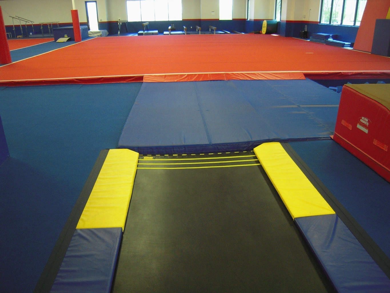 USA Youth Fitness Center Custom Tumbl Trak End Pads