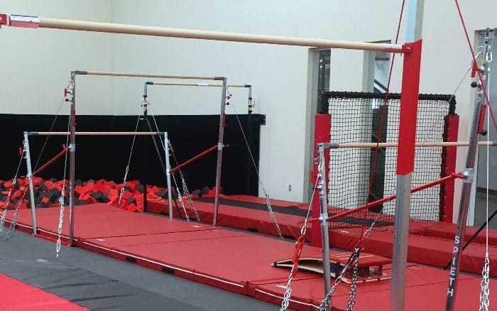 Bison Ridge Rec Gymnastics After Bar Area