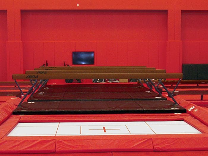 Rutgers Gymnastics Balance Beams