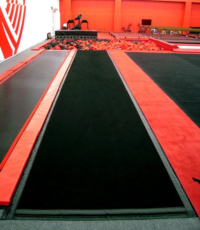 Gymnastics Tumbl Trak at Rutgers University
