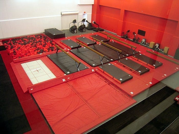 Rutgers University Gymnastics New Balance Beams 