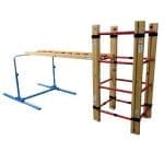 Jungle Gym with Ladder Tower Bundle