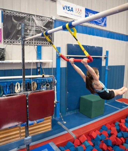Tumbl Trak Adjustable Trapeze Bar