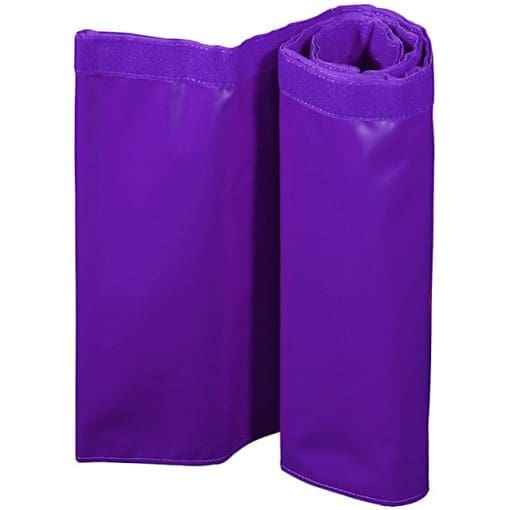 Purple Tumbl Trak Vinyl Skirt for gymnastics training tracks