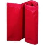 Red Tumbl Trak Vinyl Skirt for gymnastics training tracks