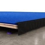Spring Floor Skirt attached to a gymnastics spring floor