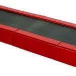 Tumbl Trak Padded Skirts attached to training track